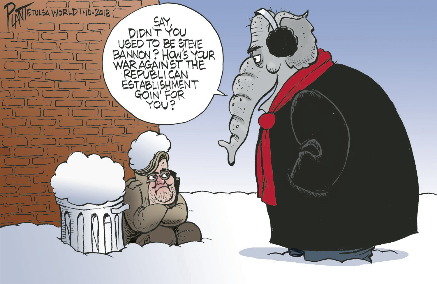Bruce Plante Cartoon: The War on the GOP